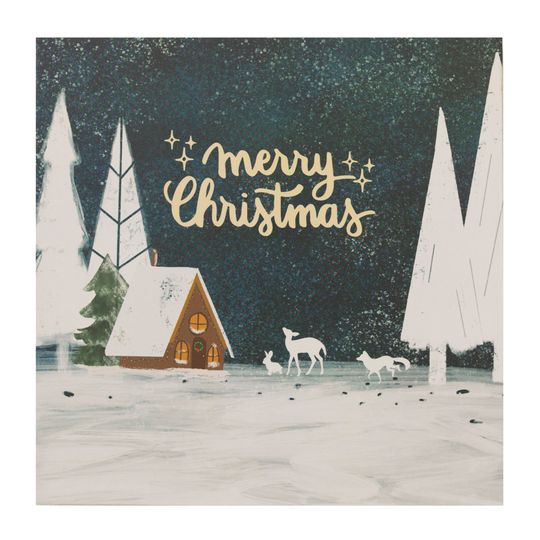 Heirloom book with Christmas Snow cover